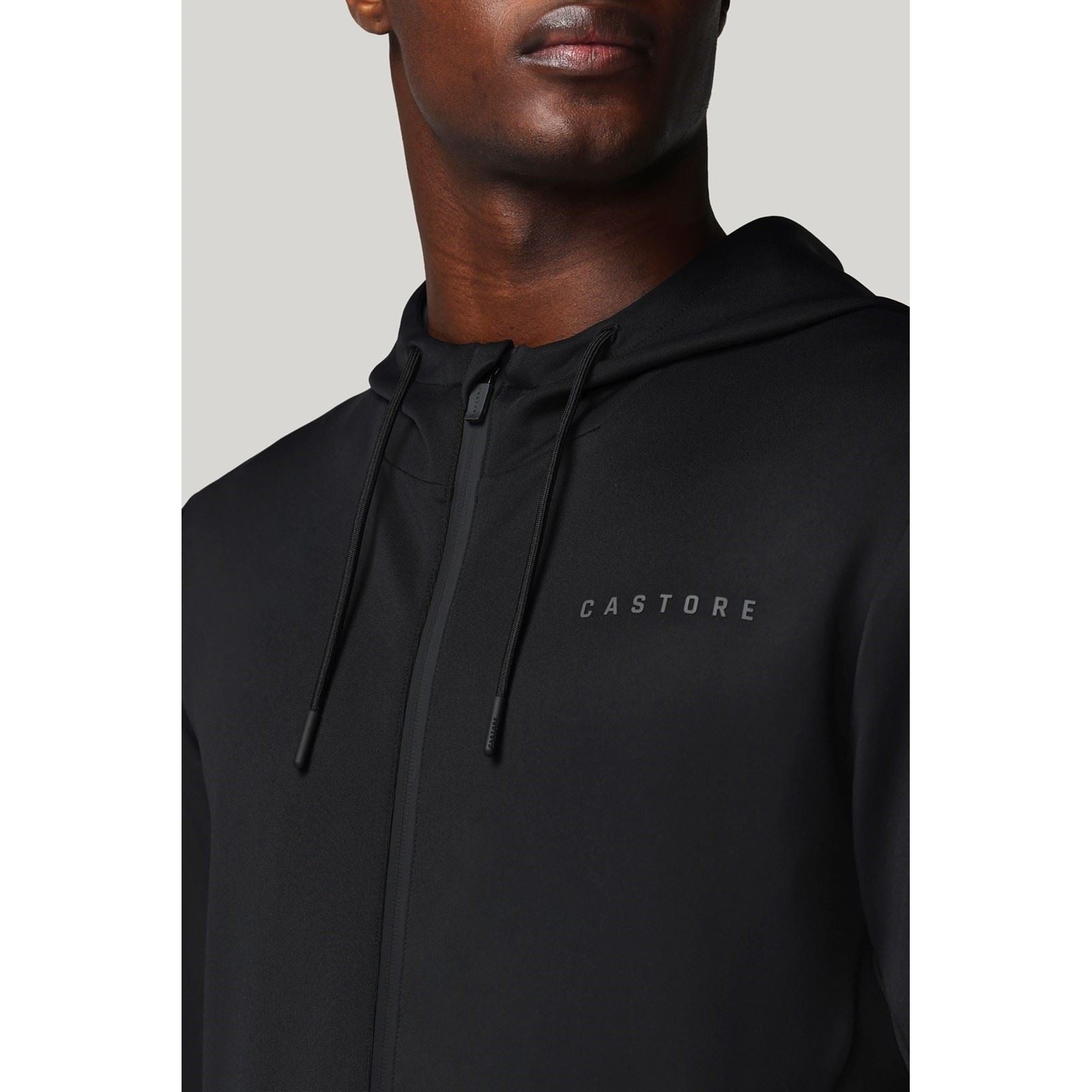 Castore Flex Full Zip Men's Black Hooded Sweatshirt