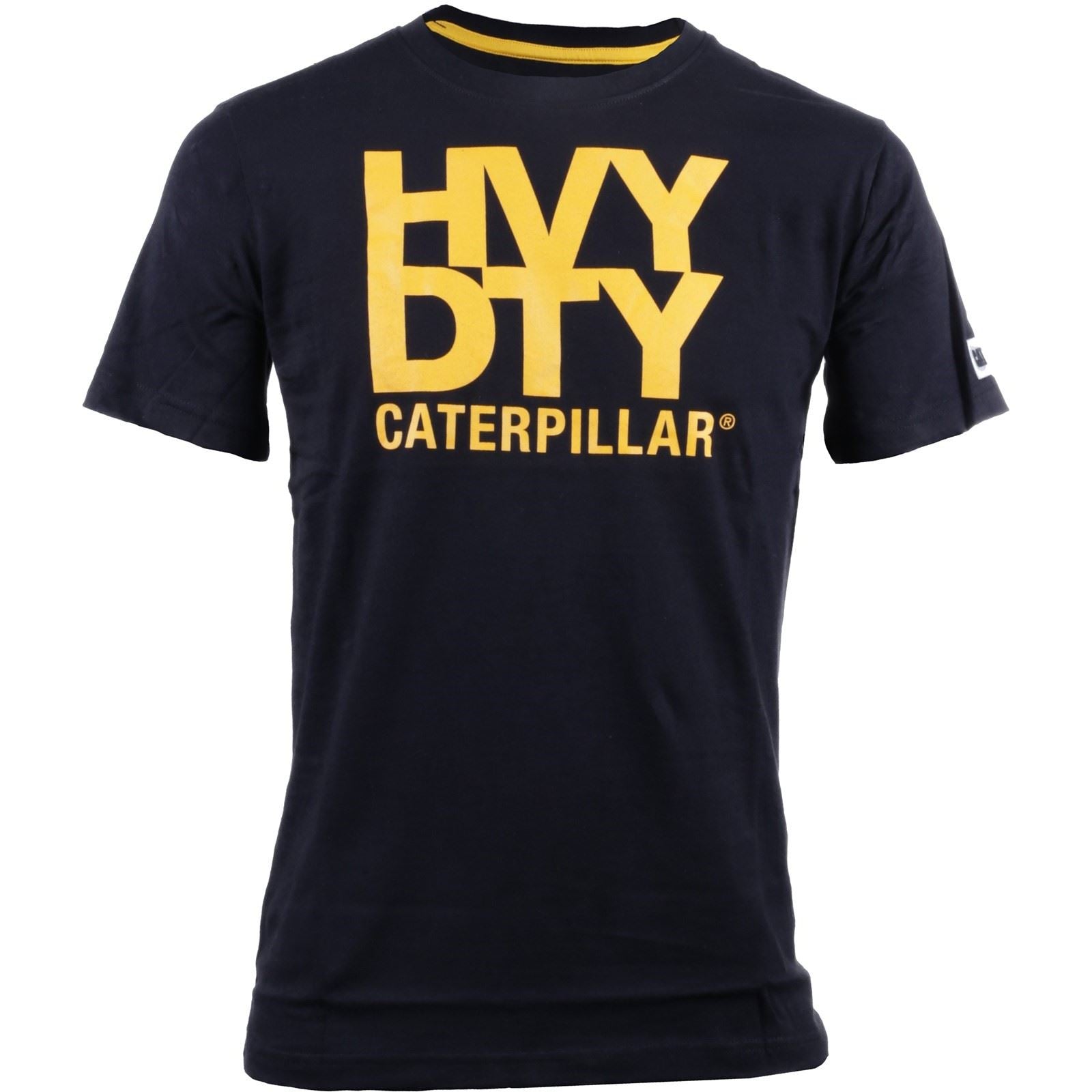 Caterpillar Heavy Duty Cotton Men's Black T-Shirt
