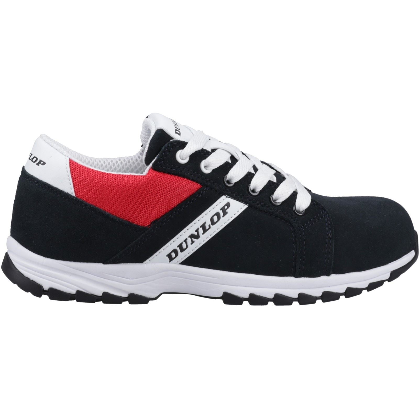 Dunlop Street Response Suede Men's Dark Blue/Red/White Safety Trainers