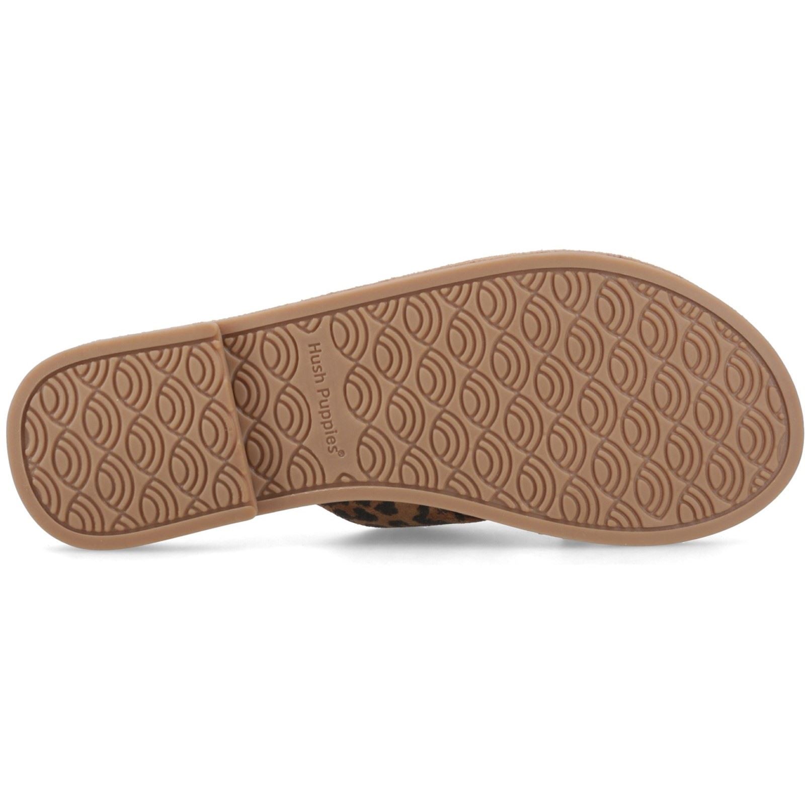Hush Puppies Azalea Mule Leather Women's Leopard Sandals