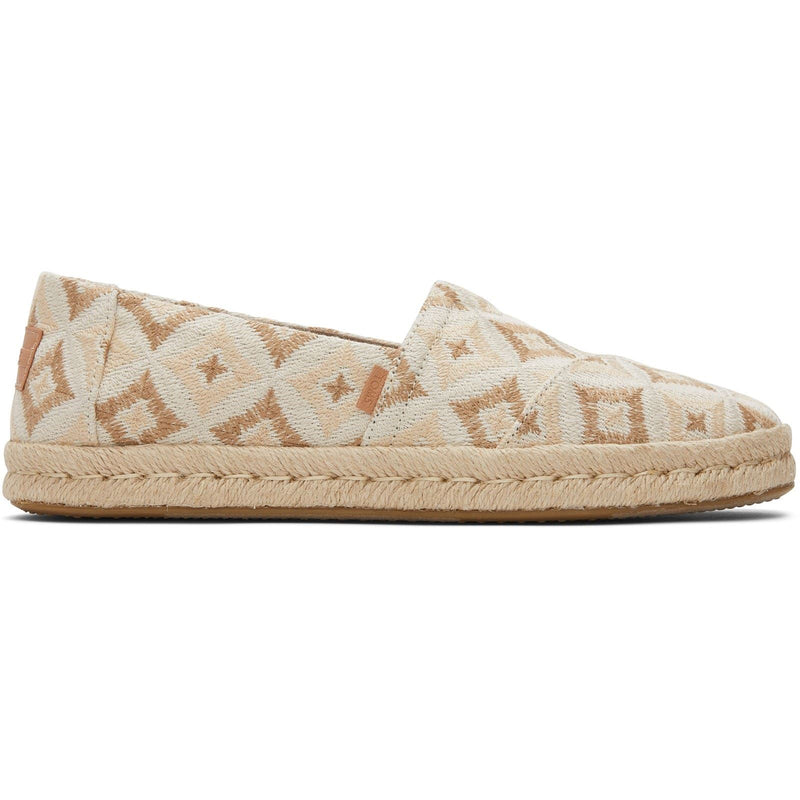 TOMS Alpargata Rope 2.0 Synthetic Women's Natural Geo Espadrilles