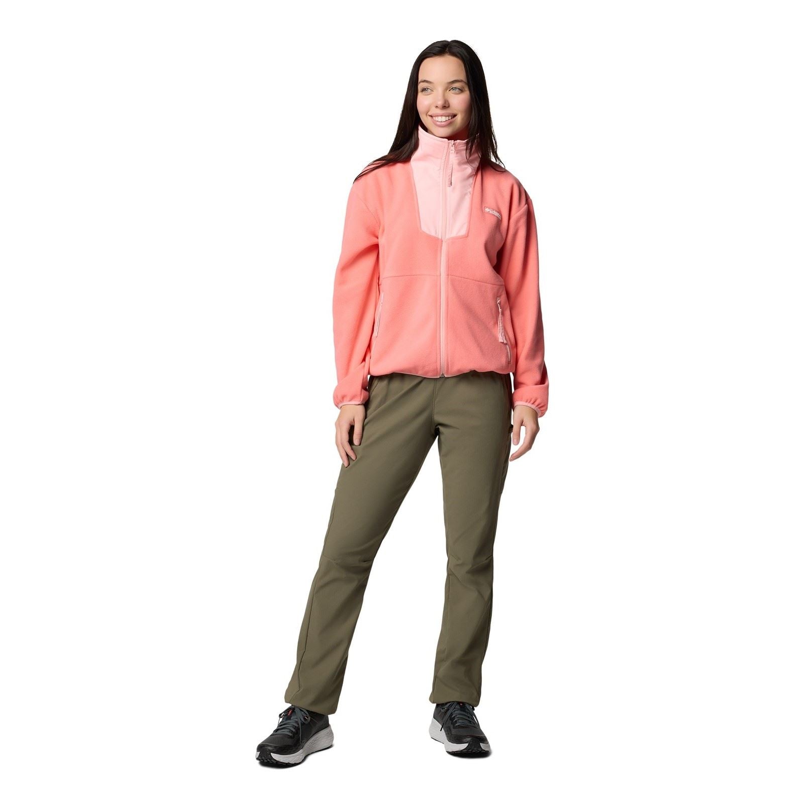 Columbia Sequoia Grove Full Zip Fleece Women's Red Fleece Jackets