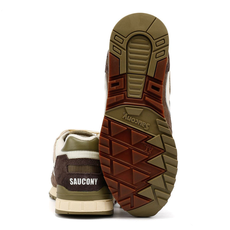 Saucony Shadow 5000 Green/Off White Trainers