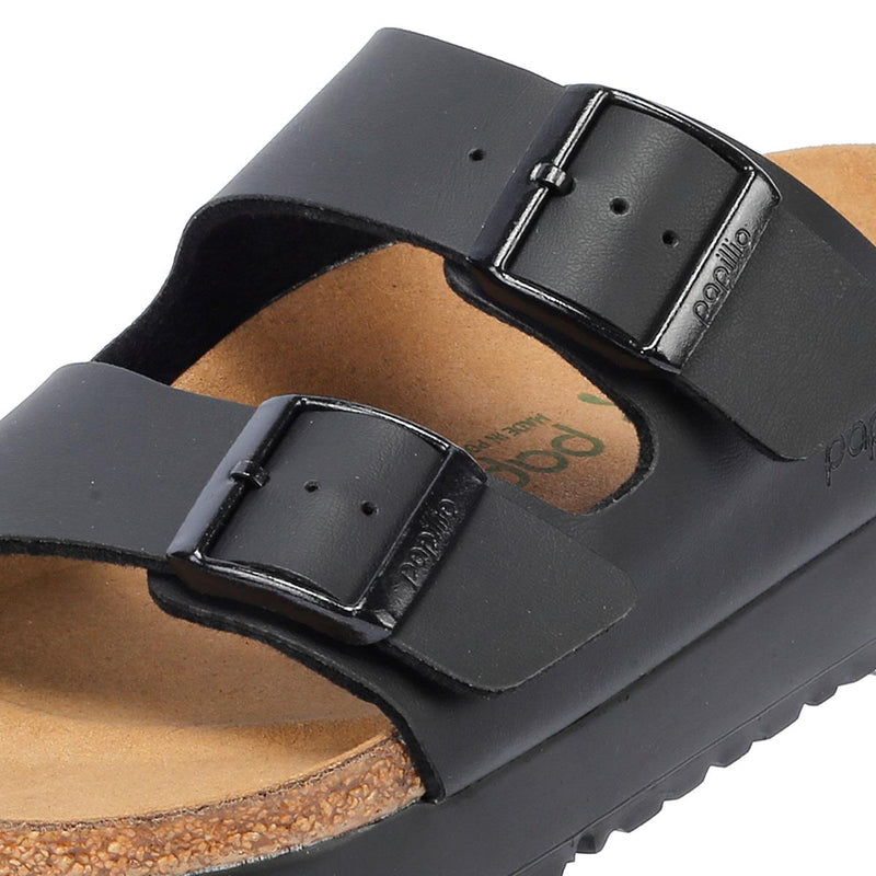 Birkenstock Arizona Flex Platform Women's Black Narrow Sandals