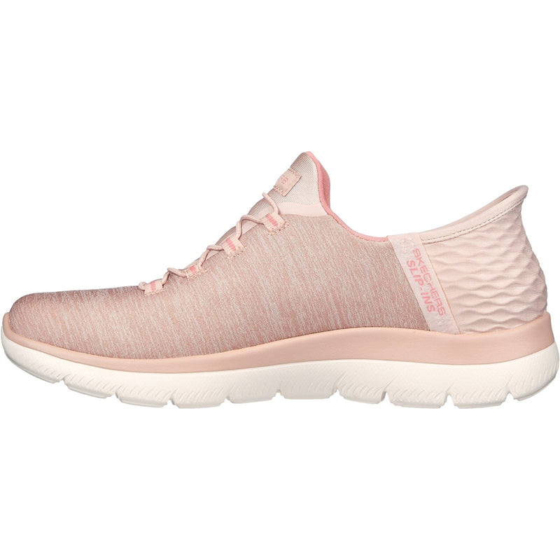 Skechers Summits Dazzling Haze Textile Women's Rose Trainers