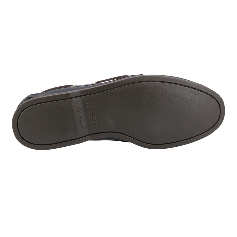 Sperry Authentic 2 Eye Leather Men's Amaretto/Black Boat Shoes