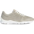 Geox D Sukie B Leather Women's Light Grey Trainers