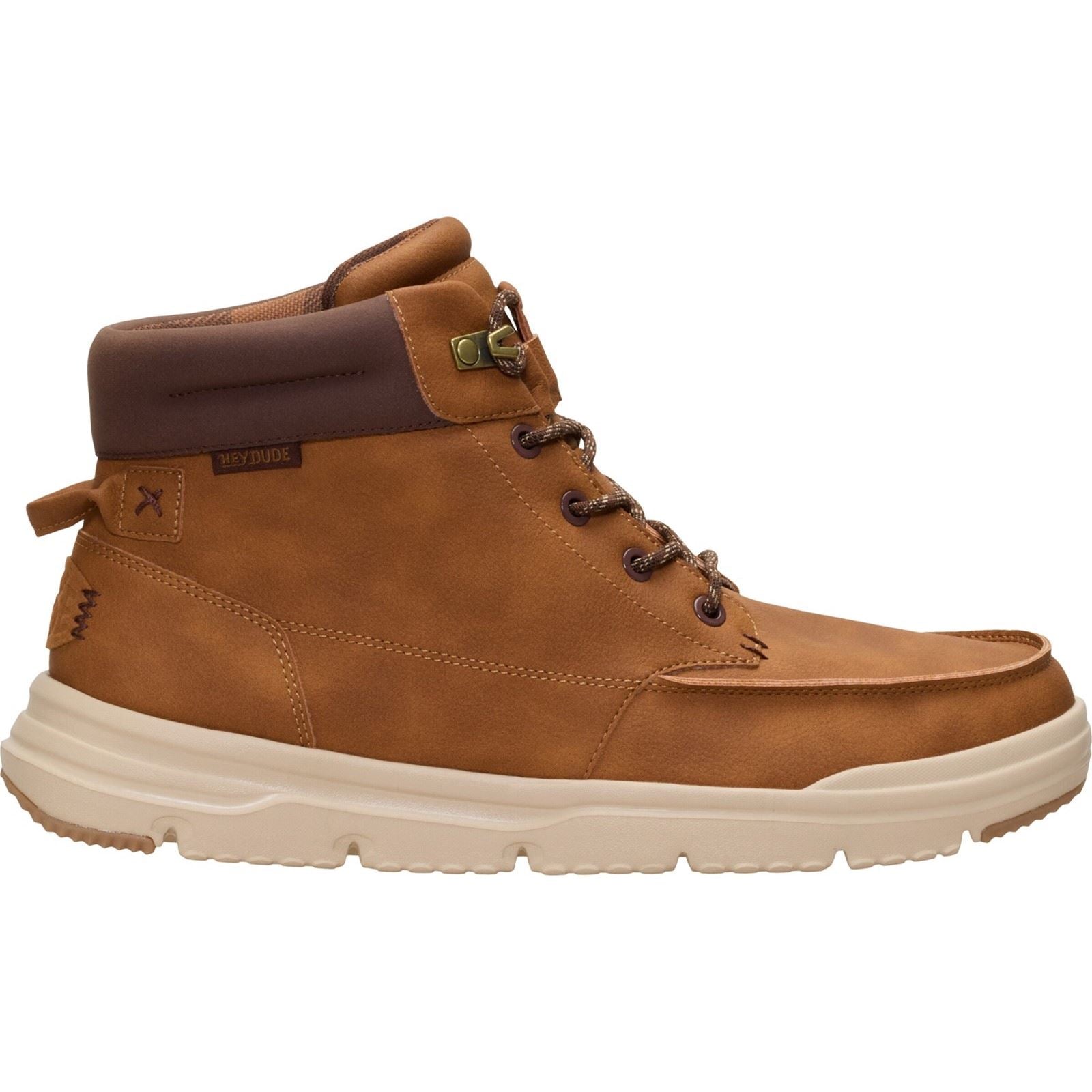 HEYDUDE Bradley II Classic Polyurethane Men's Argan Oil/Multi Ankle Boots