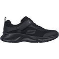 Skechers Dynamatic Textile Junior Black Trainers