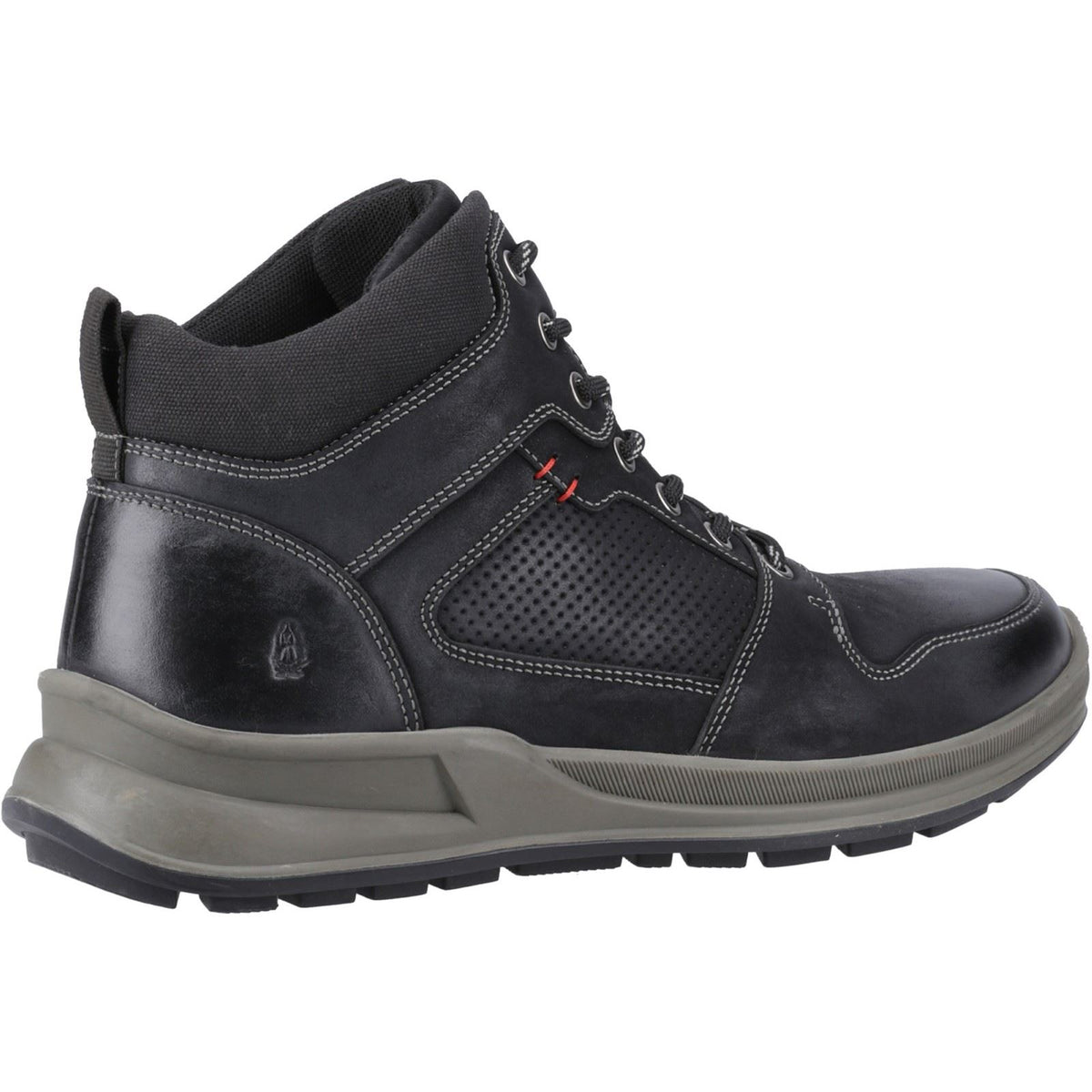 Hush Puppies Arnie Leather Men's Black Boots