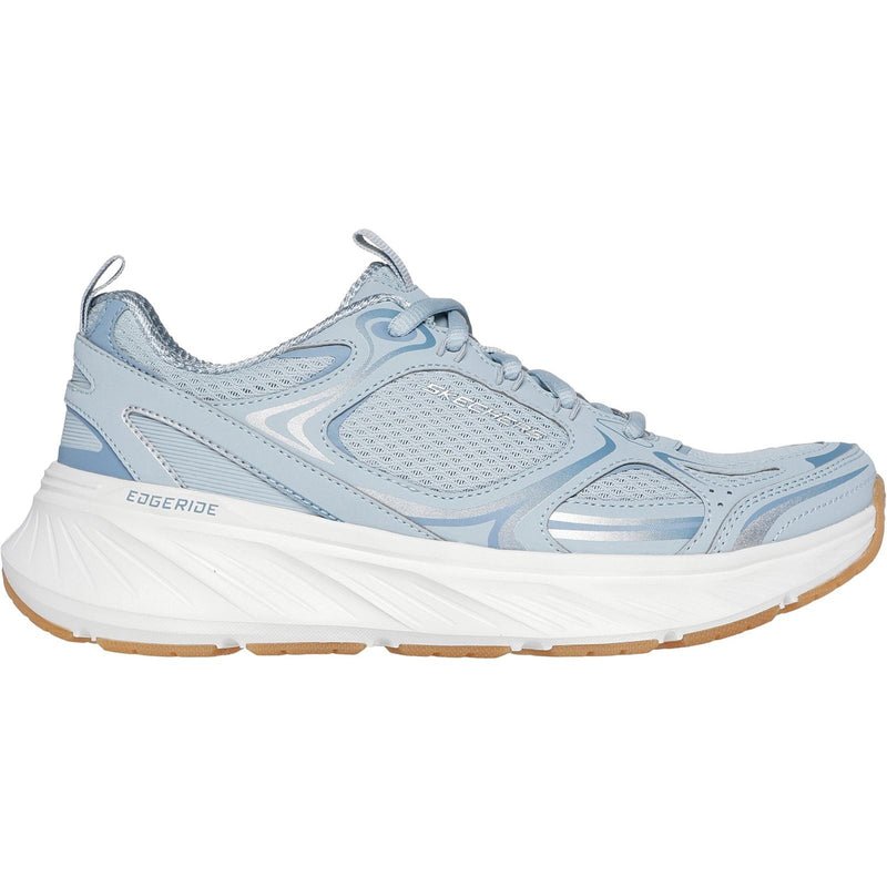 Skechers Edgeride Silver Eclipse Synthetic Women's Blue Trainers