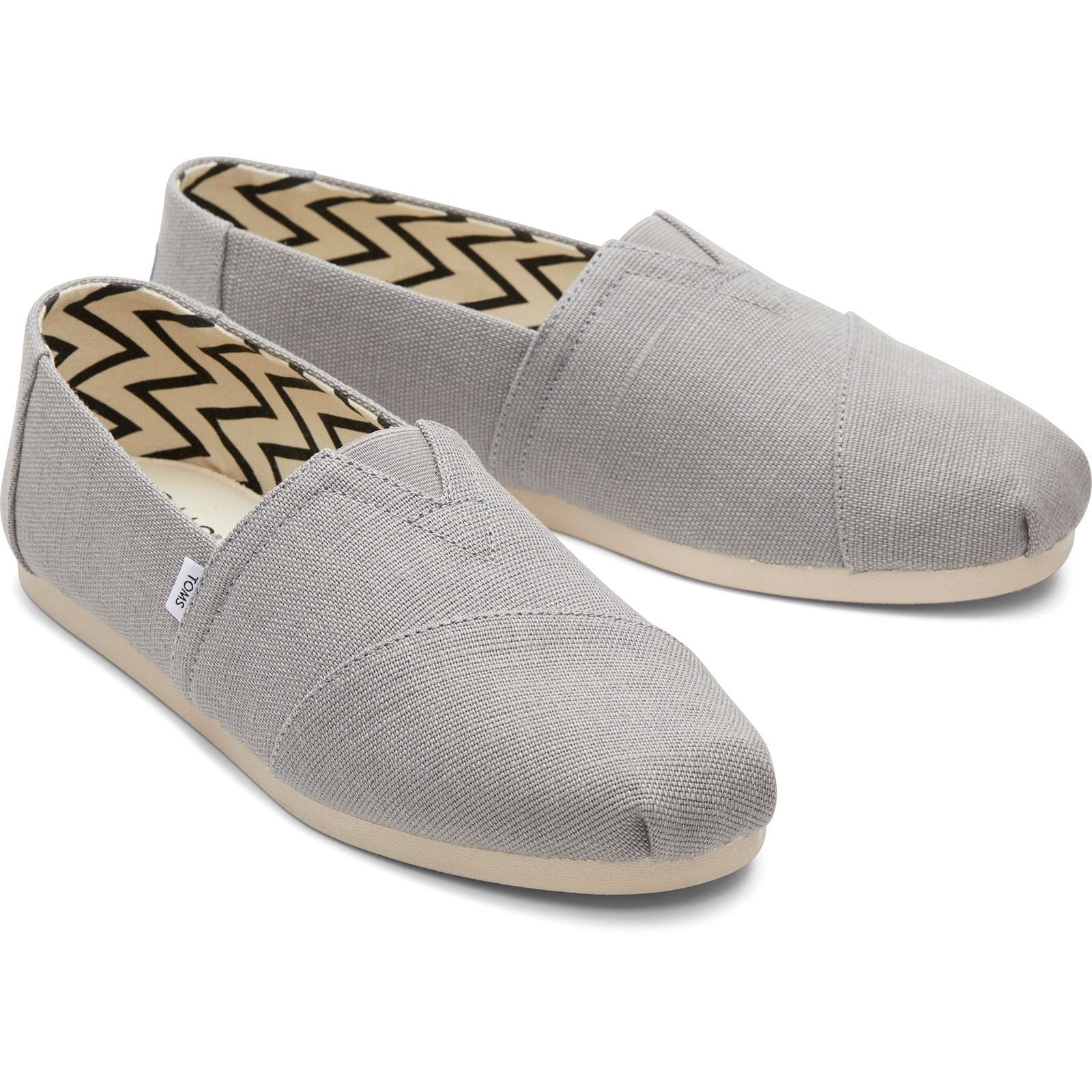 TOMS Alpargata Classic Cotton Men's Drizzle Grey Espadrilles