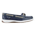 Sperry Angelfish Leather & Cotton Women's Navy Boat Shoes