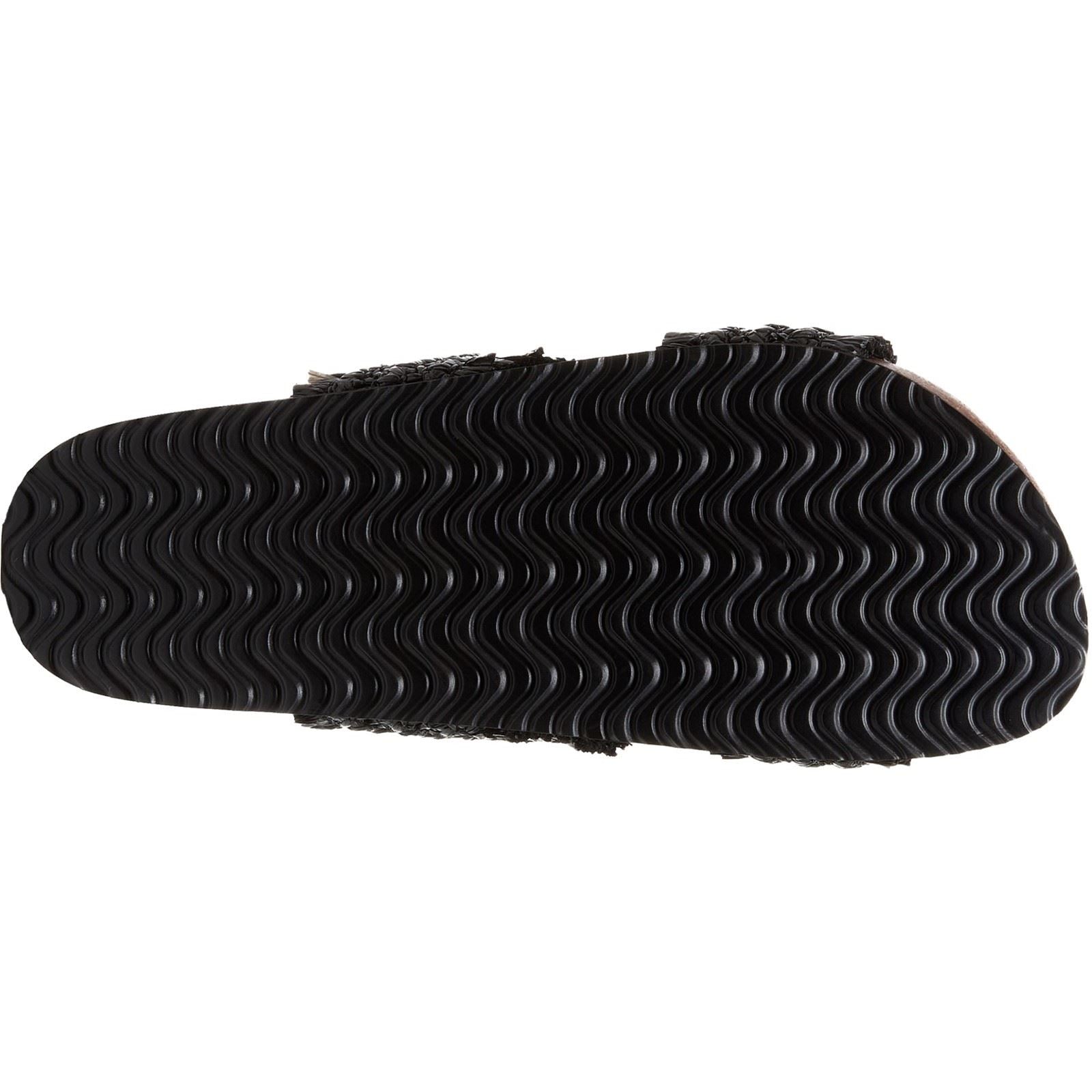 Rocket Dog Aruba Raffia Textile Women's Black Sandals