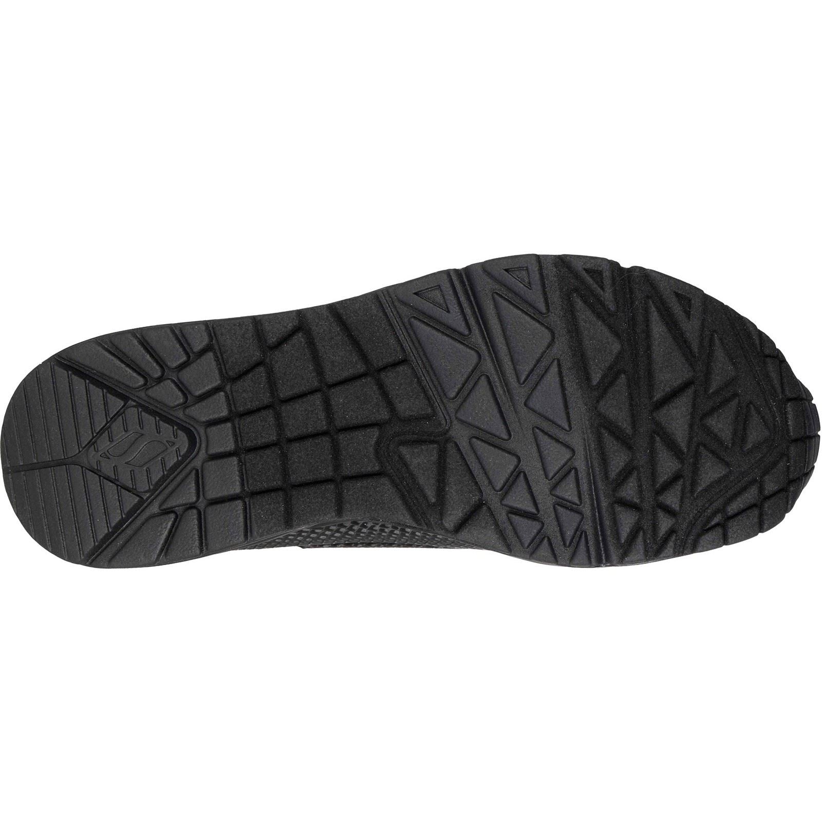 Skechers UNO - Shiny Scale Polyurethane Women's Black Standard Trainers