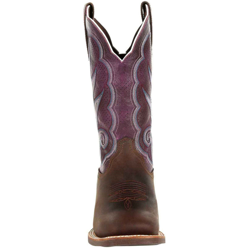 Durango Lady Rebel Pro Leather Women's Oilded Brown/Plum Boots