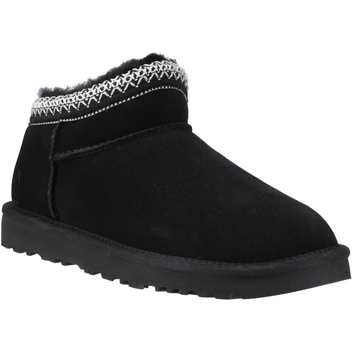 Hush Puppies Sloane Suede Women's Black Slippers