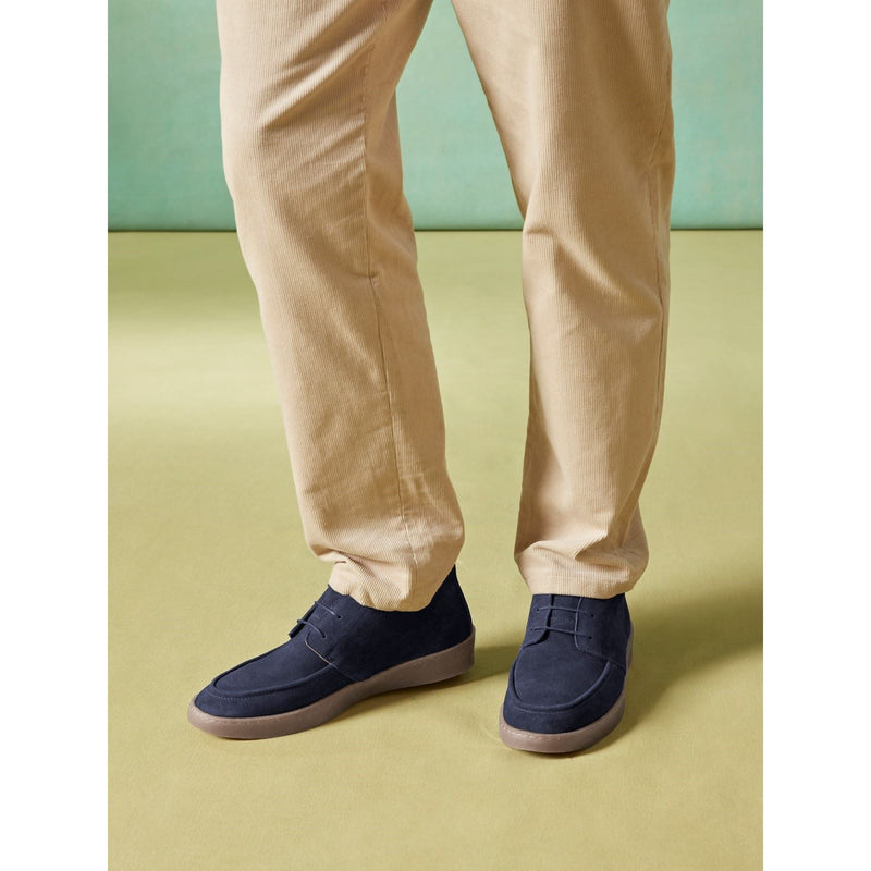 Hush Puppies Rafael Suede Men's Navy Lace-Up Shoes