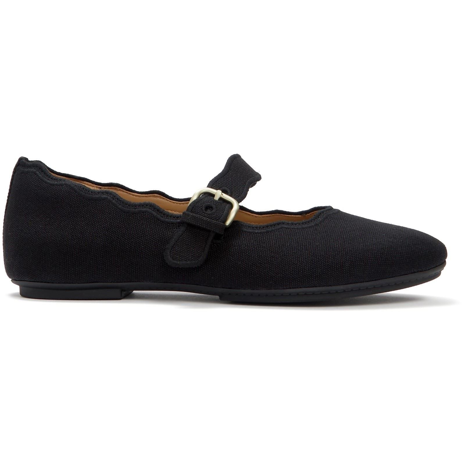 Fitflop Delicato Wave-Edge Polyester Women's Black Shoes