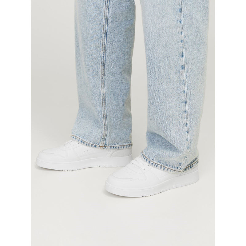 Jack & Jones Ealing Synthetic Men's White Silver Trainers