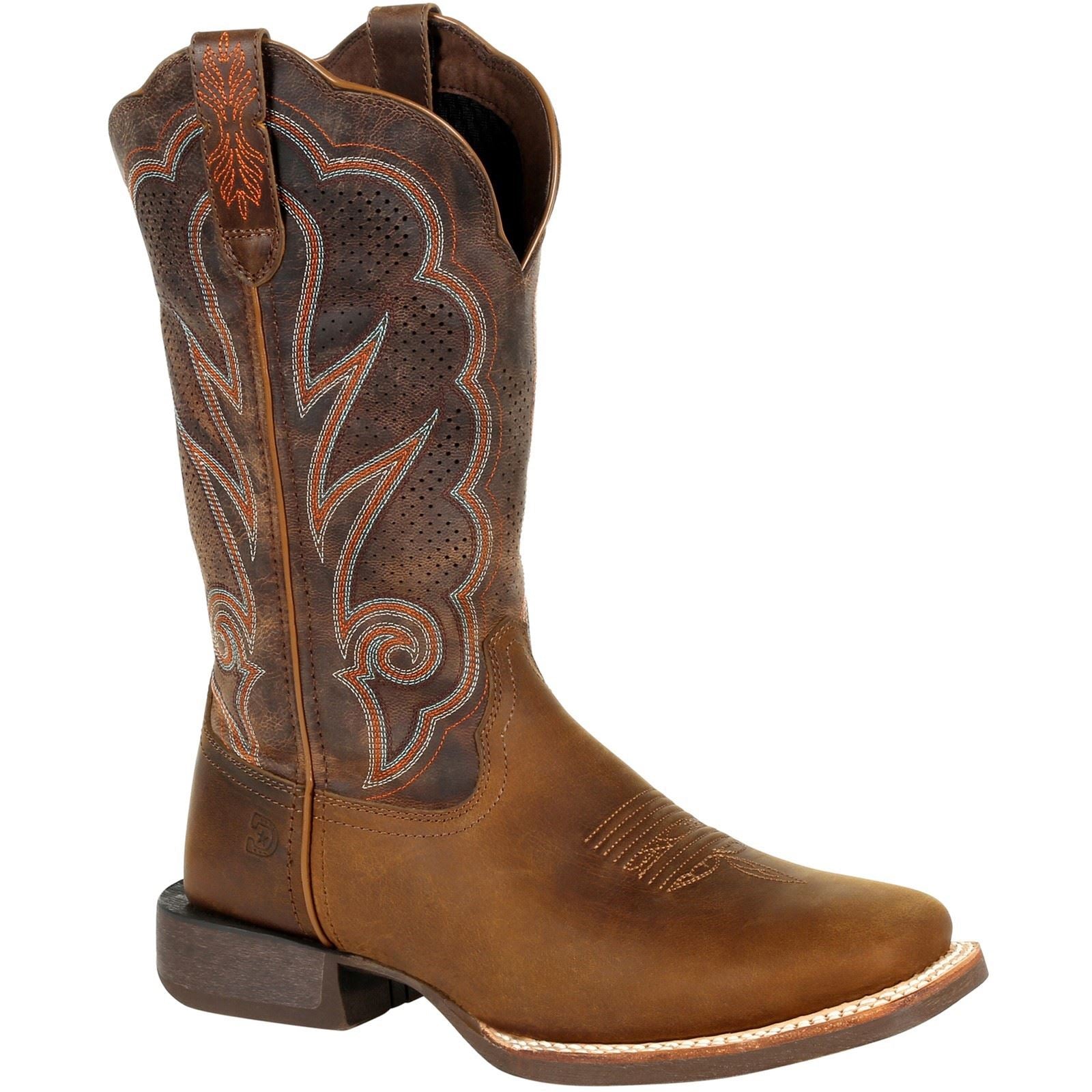 Durango Rebel Pro Leather Women's Distressed Cognac Boots