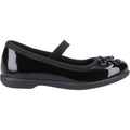 Hush Puppies Betty Patent Leather Junior Black Shoes