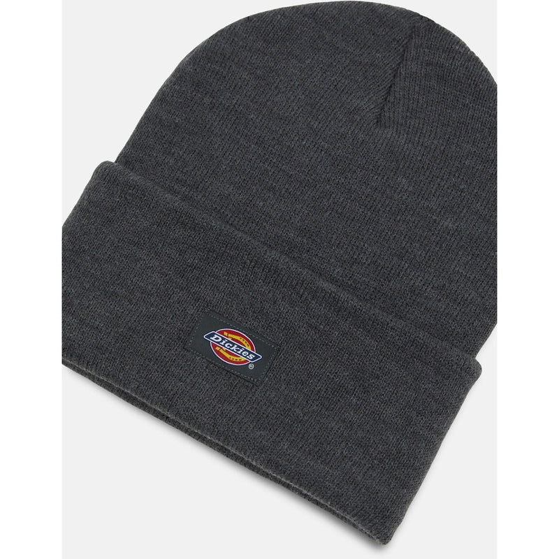 Dickies Acrylic Cuffed Grey Beanie Hat