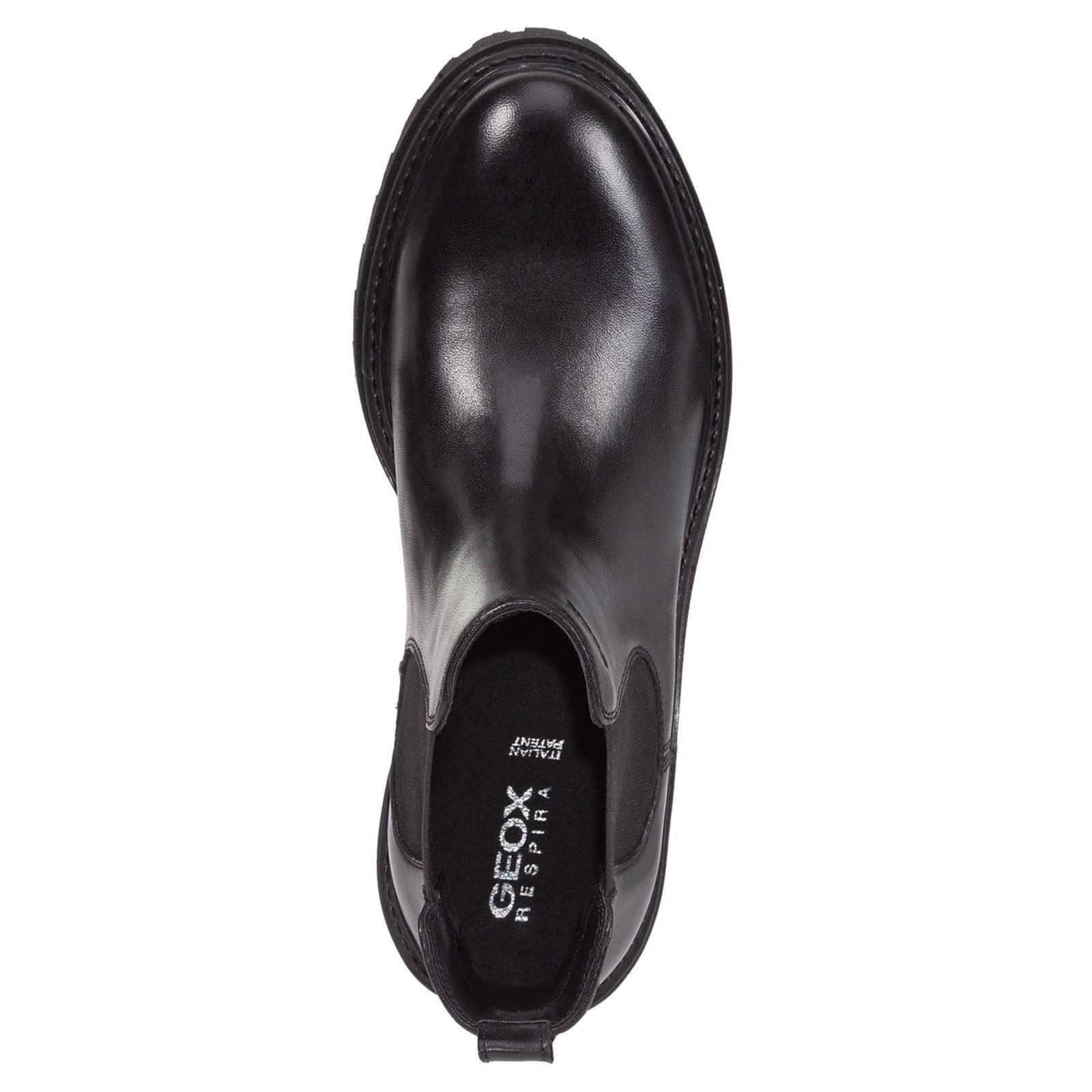 Geox D Iridea B Leather Women's Black Boots