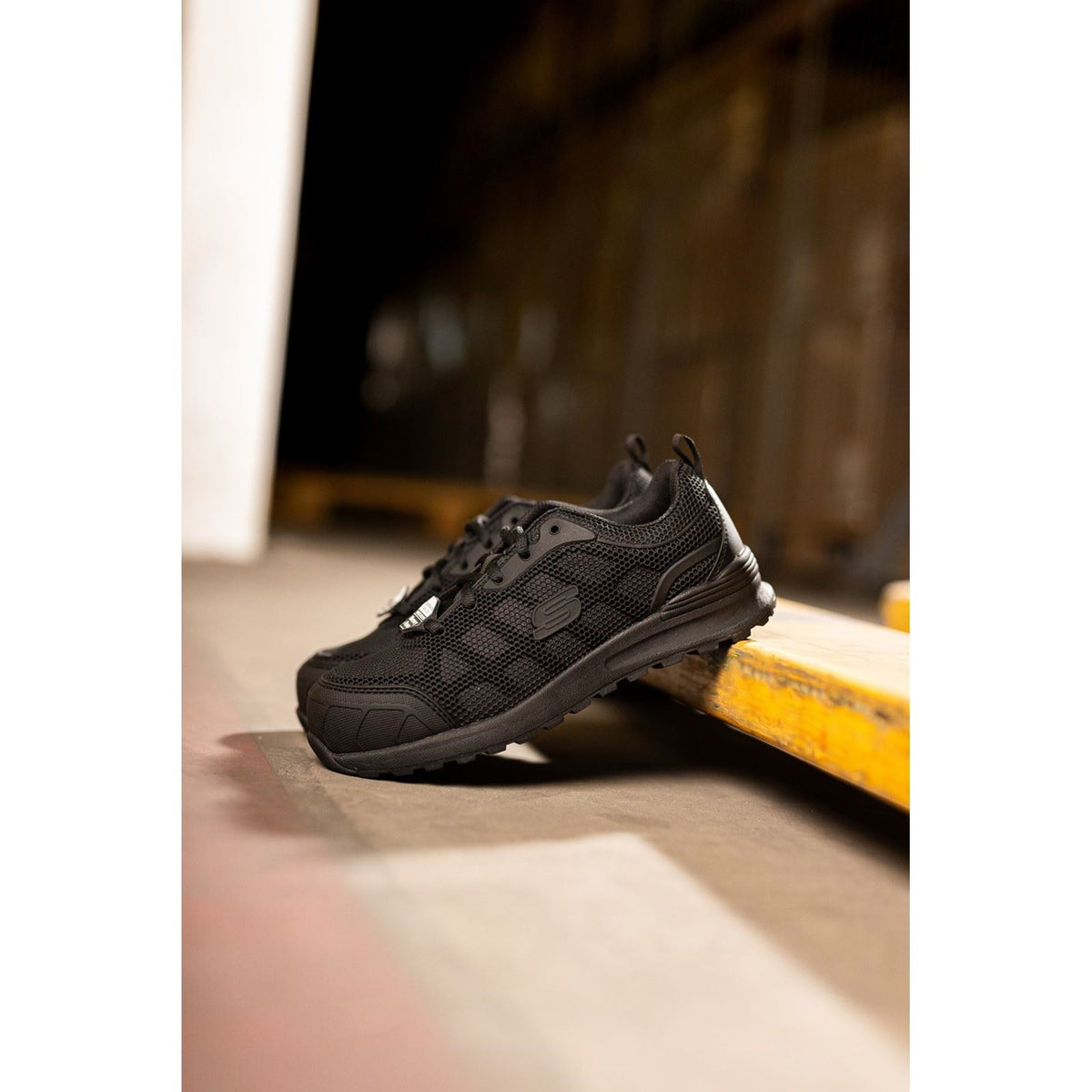 Skechers Workwear Bulklin Ayak Nylon Women's Black/Black Safety Trainers