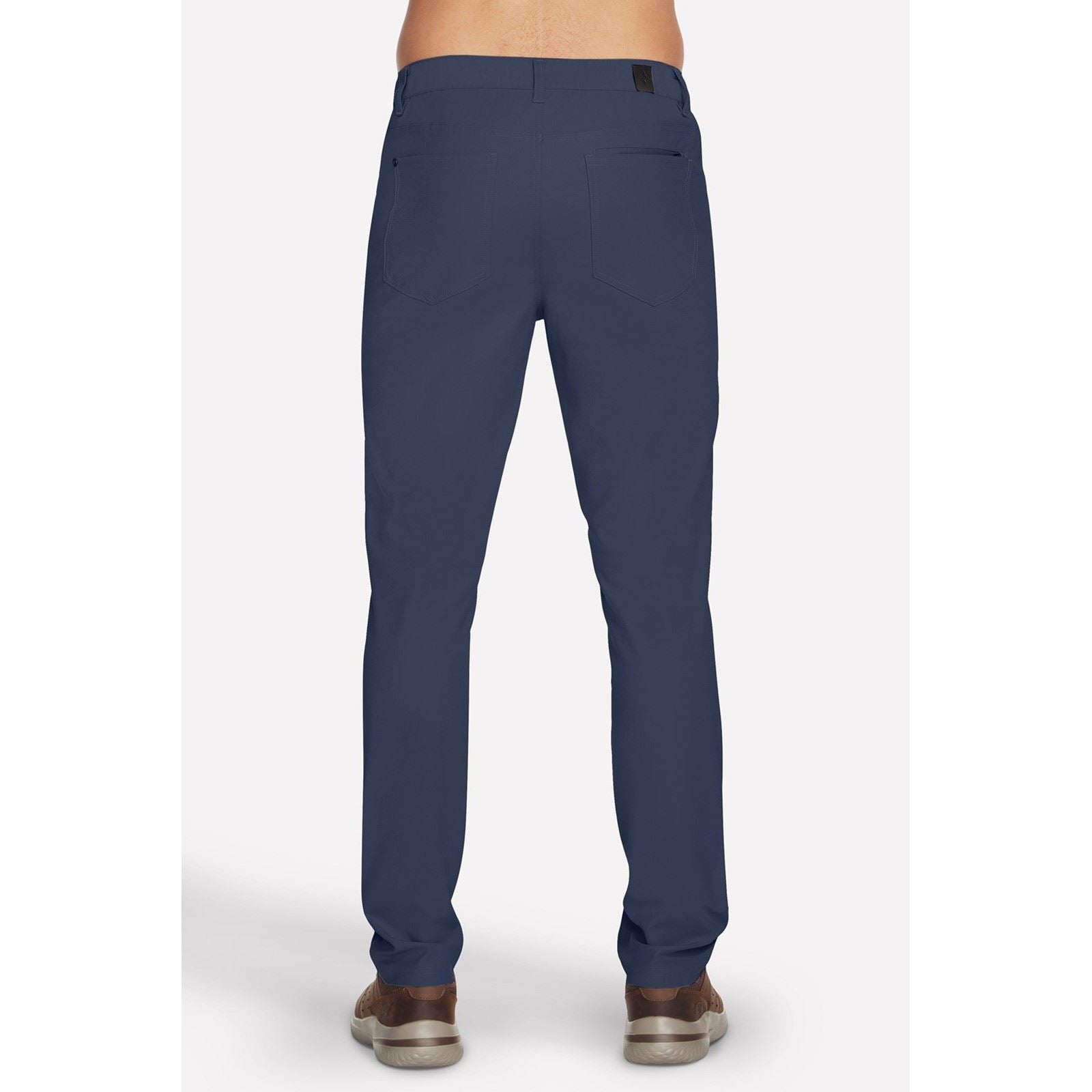 Skechers GO WALK Premium 5 Pocket Polyester Men's Grey Chino Pants