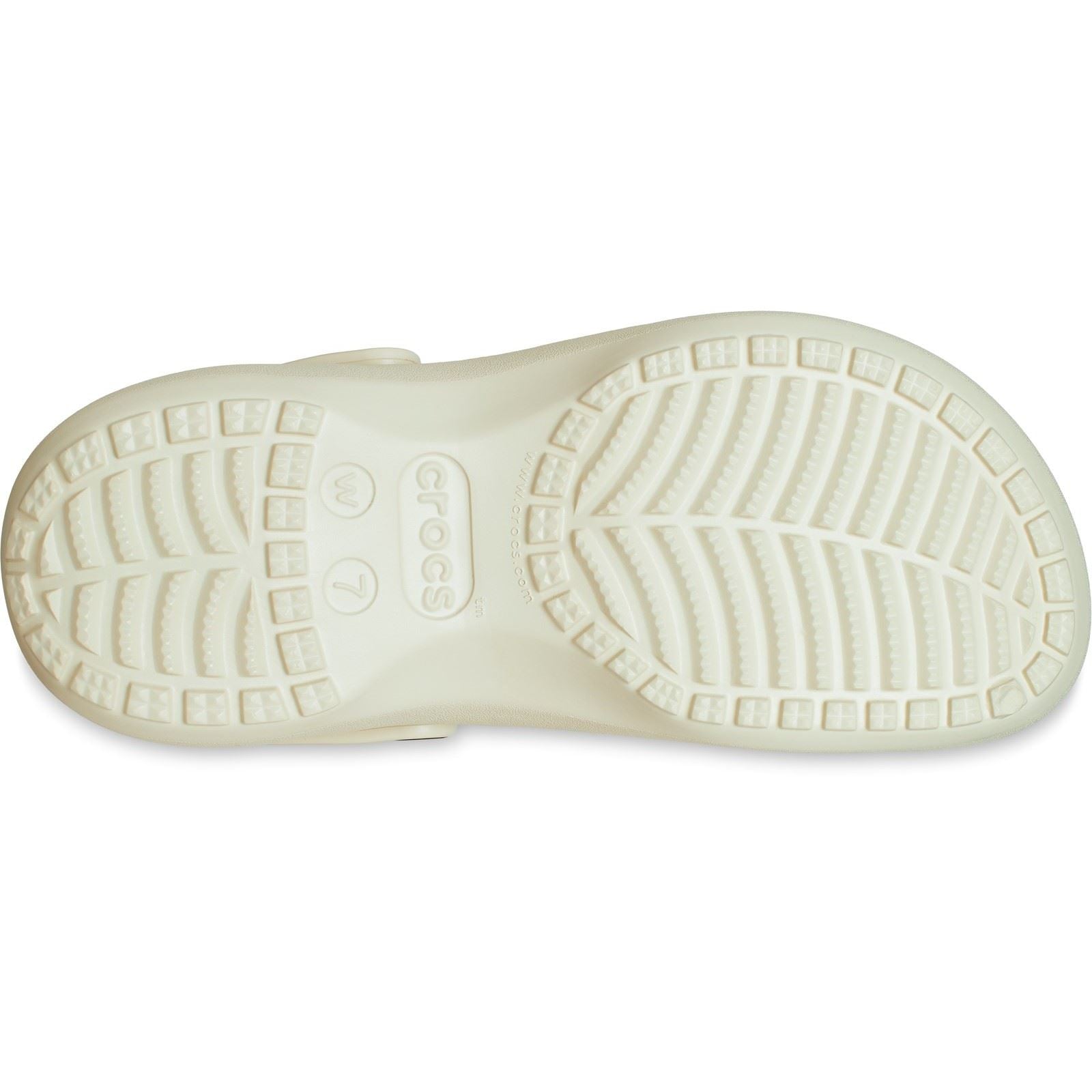 Crocs Classic Platform Synthetic Women's Bone Clogs