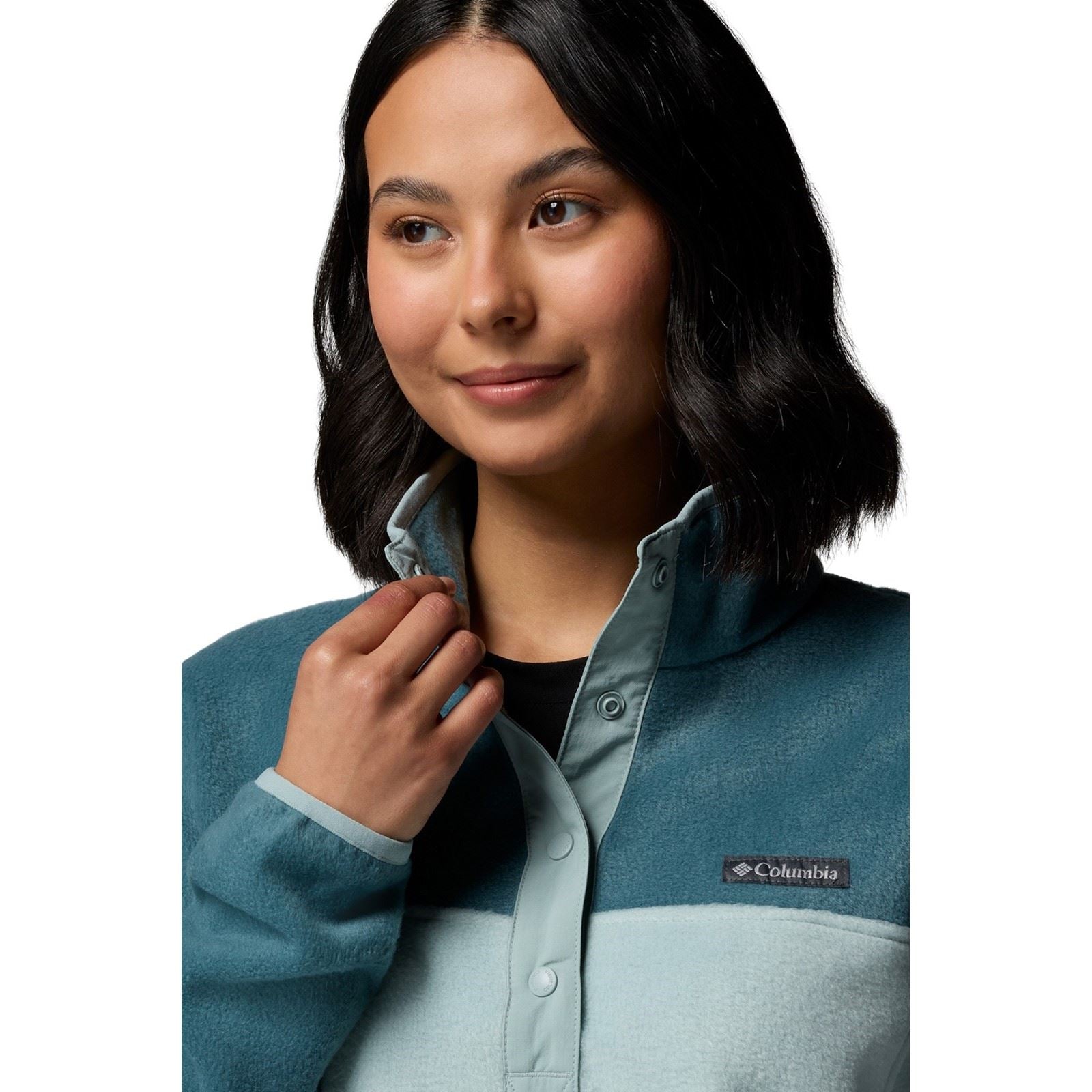 Columbia Benton Springs 1/2 Snap Pull Over II Polyester Women's Blue Pullover