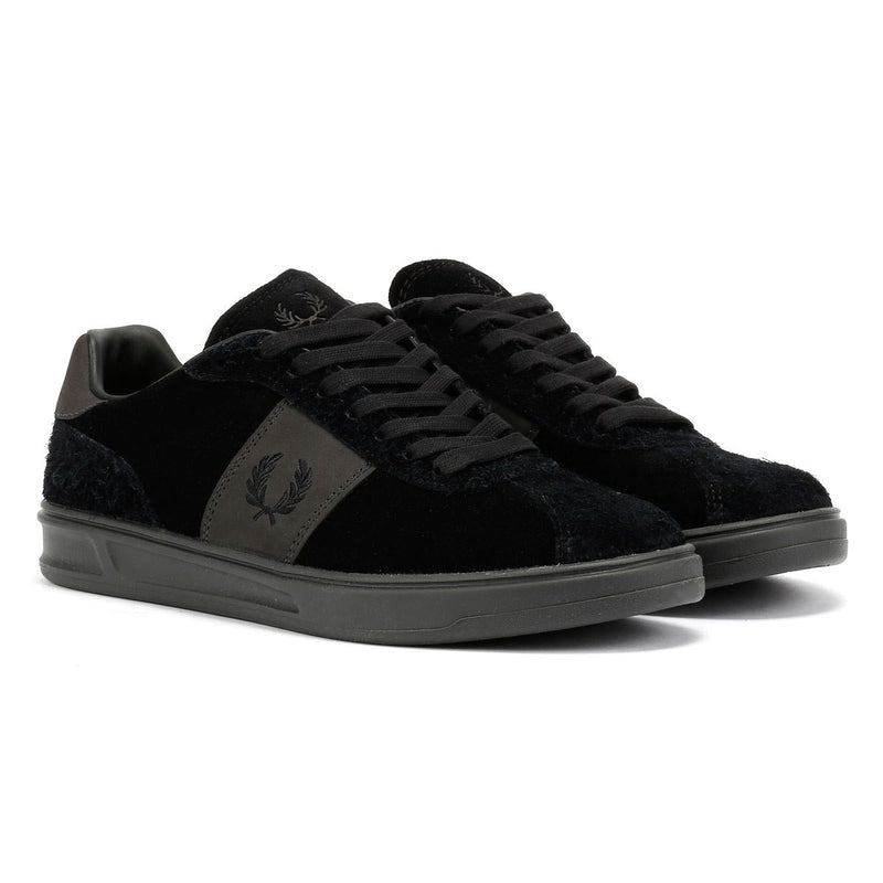 Fred Perry B4 Men's Black/Anchor Grey Trainers