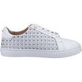 Dune Ease Leather Women's White Trainers