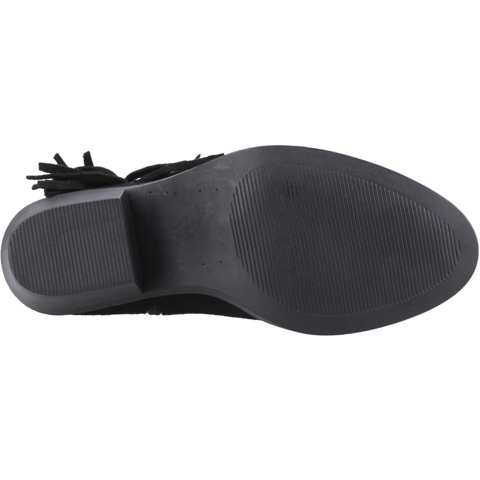 Rocket Dog Yankee Faux Suede Women's Black Heeled Ankle Boots