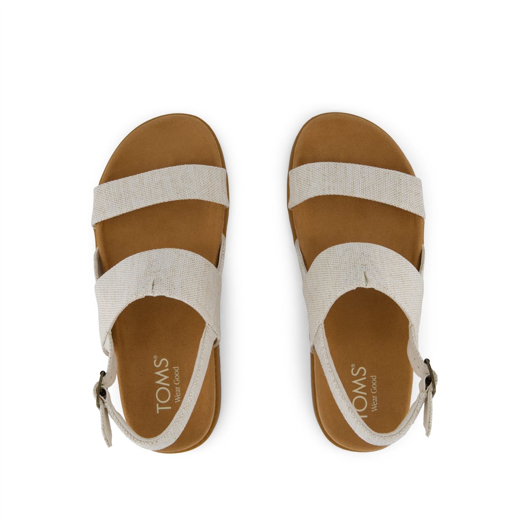 TOMS Marin Slingback Textile Women's Natural Sandals