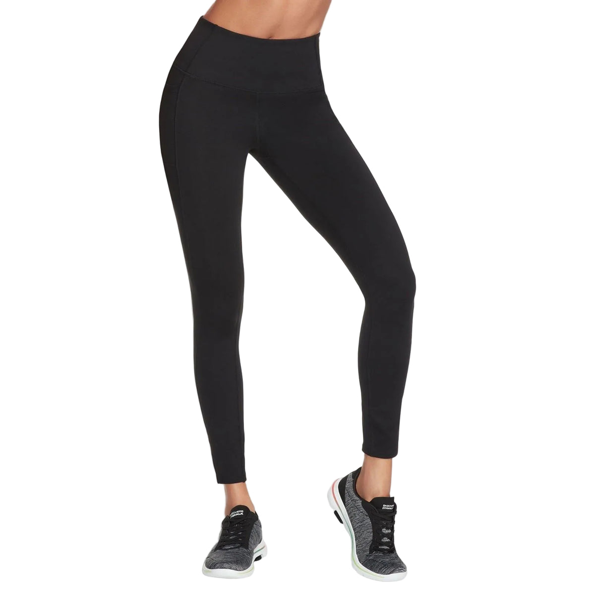 Skechers GOWALK FL HW Legging Nylon Women's Black Sports Leggings