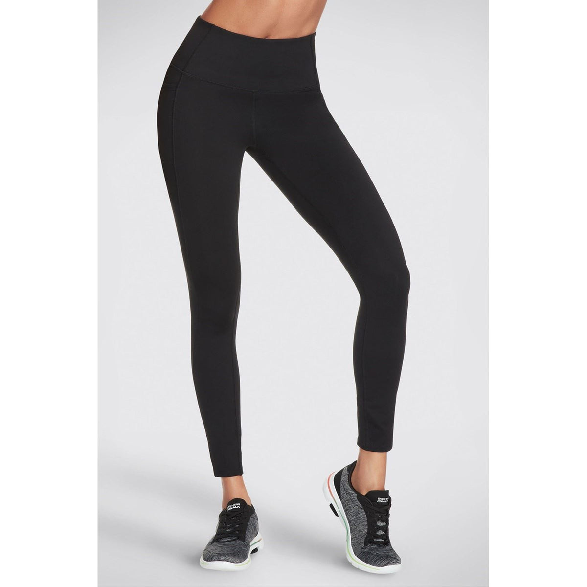 Skechers GOWALK FL HW Legging Nylon Women's Black Sports Leggings