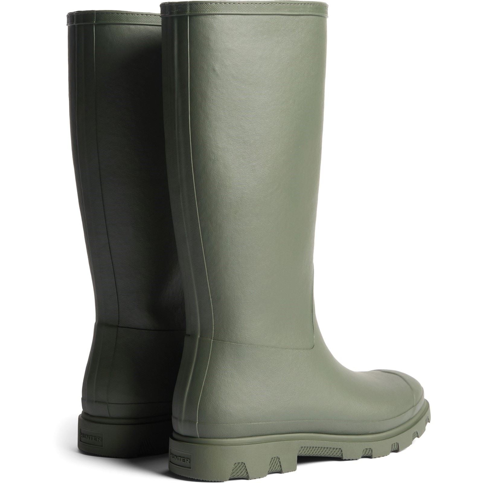 Hunter Downpour Tall Insulated Boot Rubber Women's Dark Olive Wellington Boots