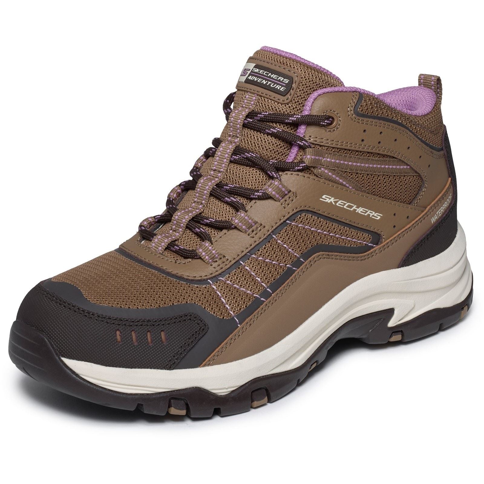 Skechers Trego Ashaway Leather Women's Tan/Brown Hiking Boots
