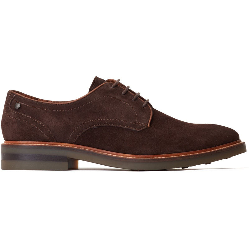 Base London Mawley Leather Men's Burnt Brown Oxford Shoes