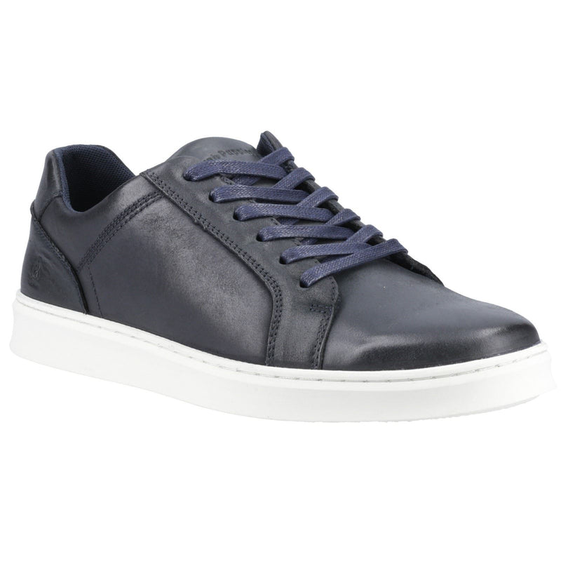 Hush Puppies Madden Leather Men's Navy Trainers