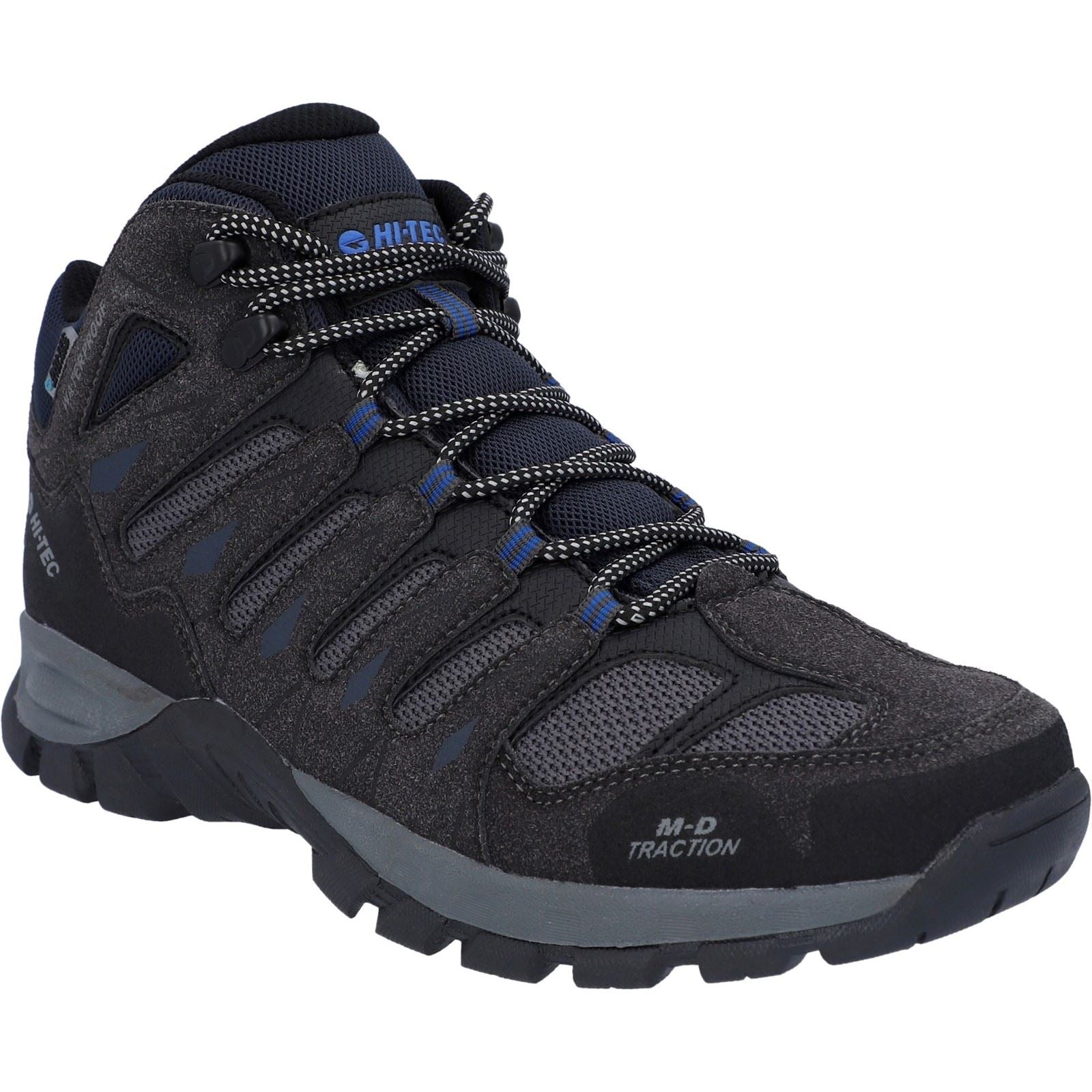 Hi-Tec Corzo Mid Synthetic Men's Charcoal/Nautical Blue Hiking Boots