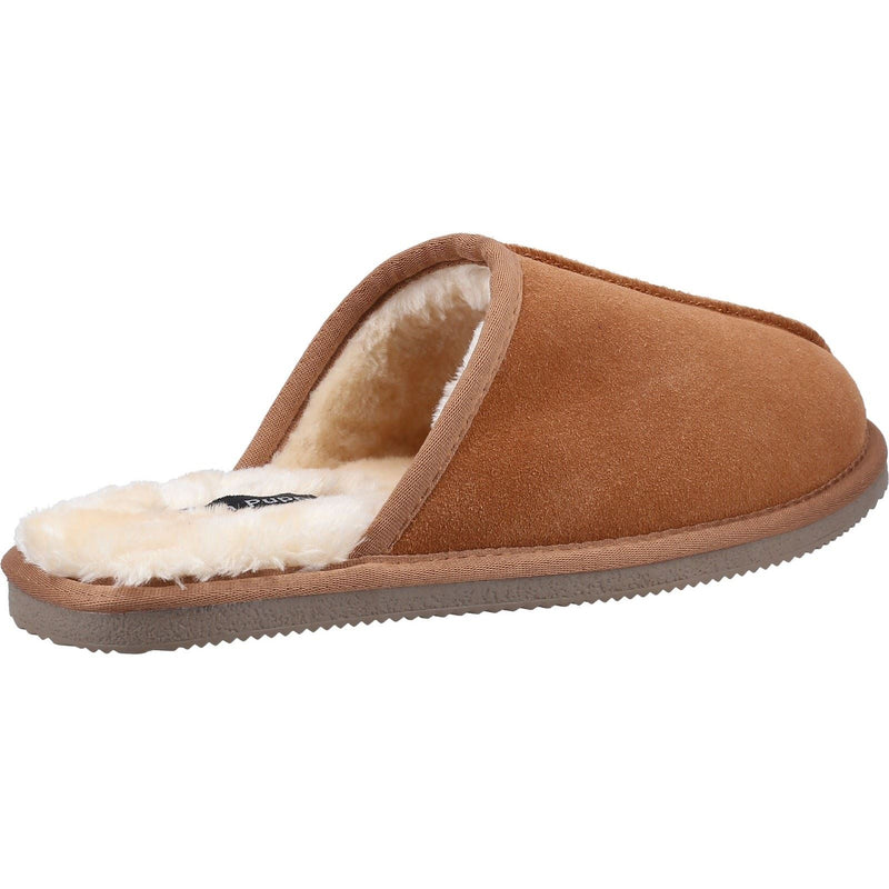 Hush Puppies Coady Suede Men's Tan Slippers