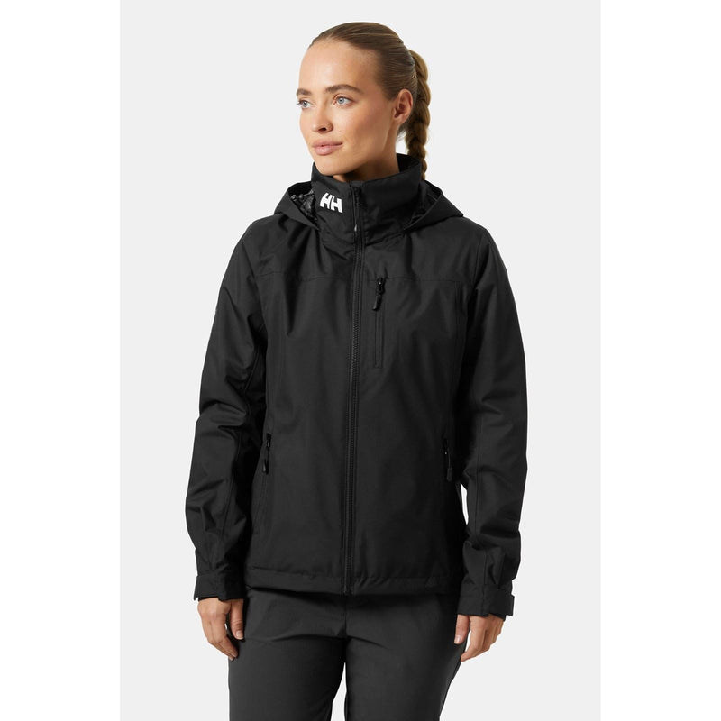 Helly Hansen Sport Crew Hooded Midlayer Sailing Jacket 2.0 Women's Black Sailing Jacket