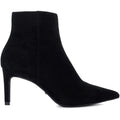 Dune Obsessively Suede Women's Black Heeled Ankle Boots