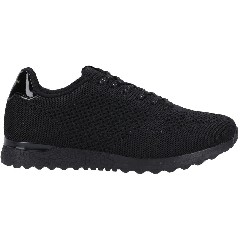 Hush Puppies Katrina Textile Women's Black Trainers