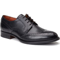 Base London Bell Leather Men's Black Brogues Shoes