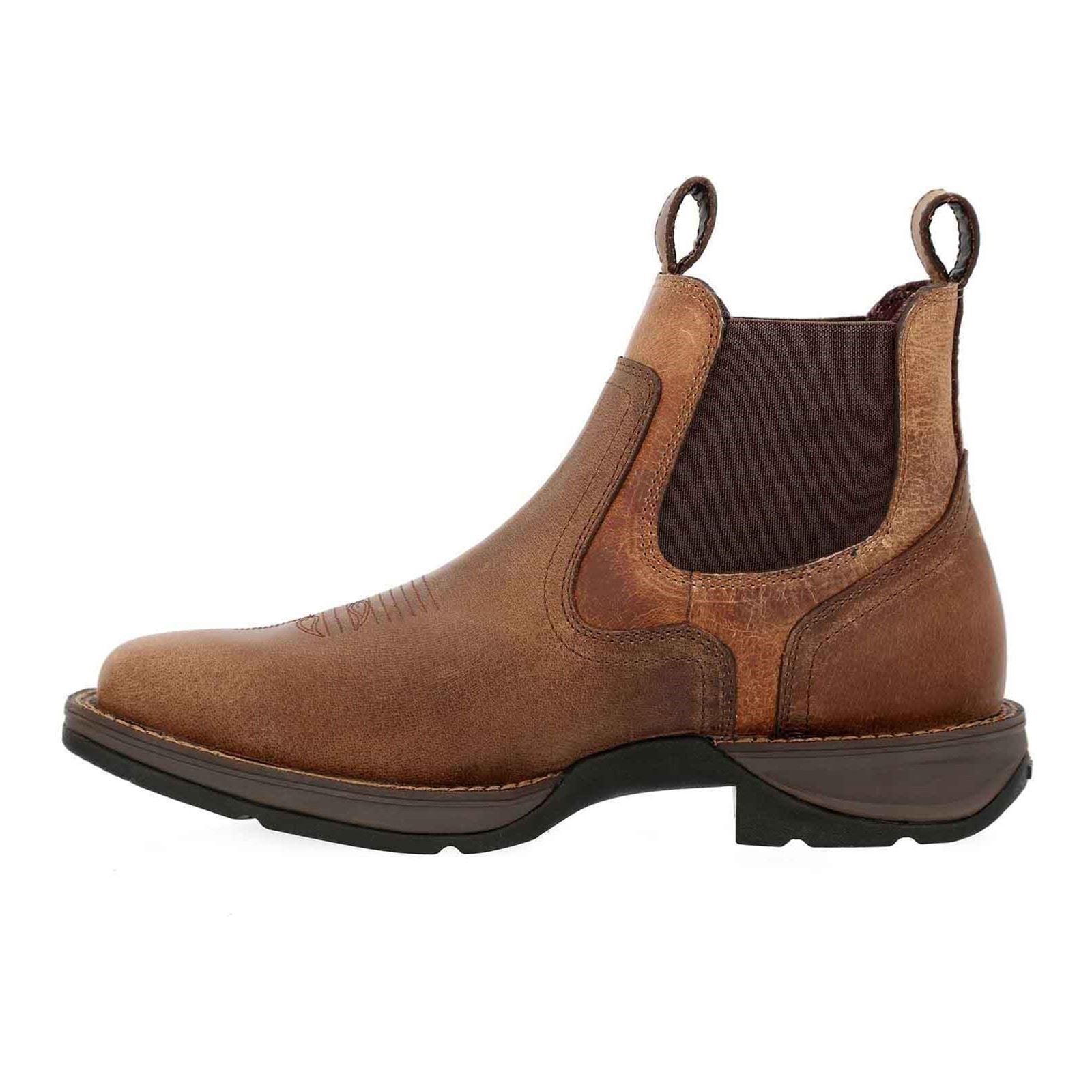 Durango Red Dirt Rebel Leather Men's Old Town Brown/Tan Ankle Boots