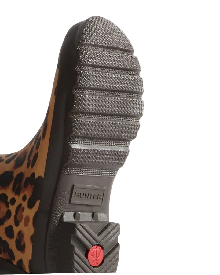 Hunter Original Chelsea Rubber Women's Leopard Wellington Boots